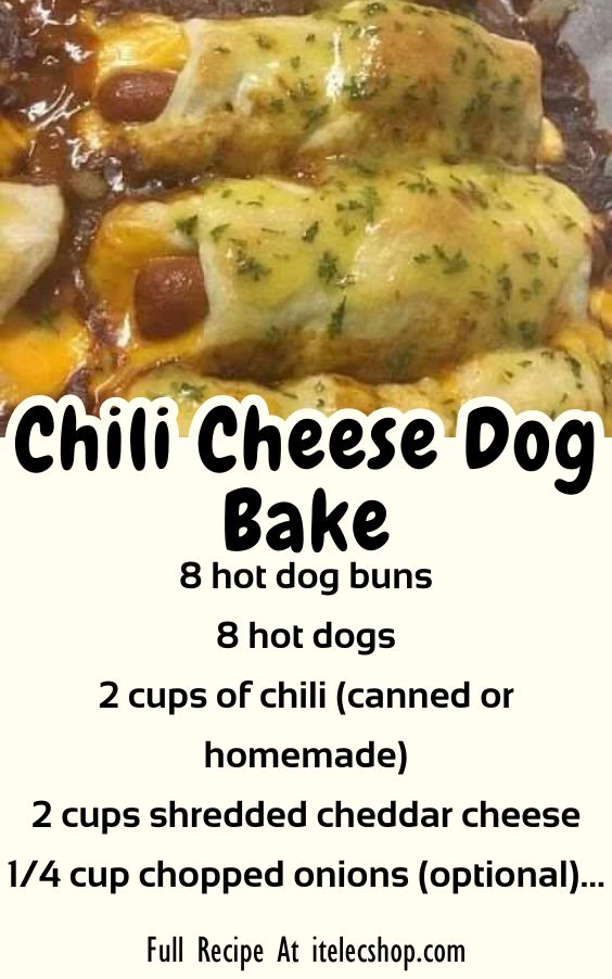 Chili Cheese Dog Bake